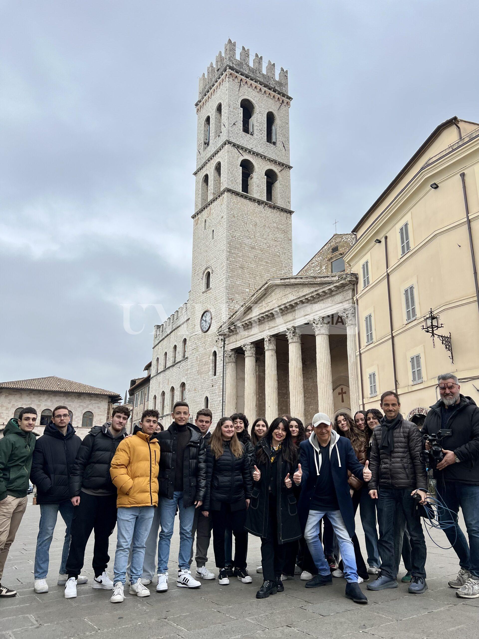 Uno Mattina ad Assisi, città e studenti protagonisti con "Maturandi" 2