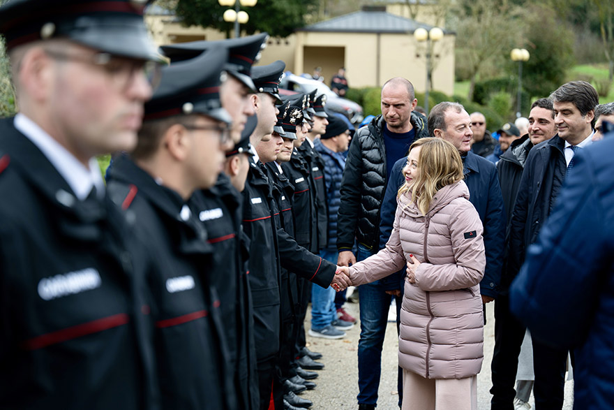 Premier Giorgia Meloni visita a sorpresa la Comunità Incontro (foto) 26