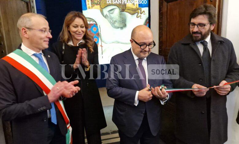 Il ministro Sangiuliano inaugura L'enigma del Maestro di San Francesco 1 IMG 20240309 WA0055