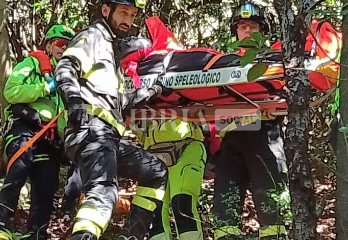 Incidente durante l'arrampicata, 54enne soccorso dal Sasu e vigili del fuoco 1 WhatsApp Image 2024 03 13 at 12.01.45