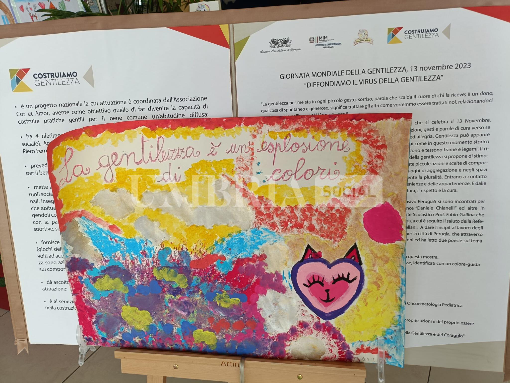 "La Gentilezza è un'arte" all'ospedale di Perugia, esposti i disegni realizzati dai piccoli pazienti (foto) 12