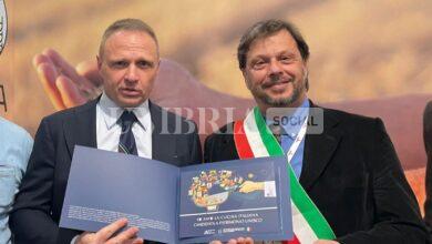 da sx Ministro Lollobrigida e Sindaco Bazzoffia