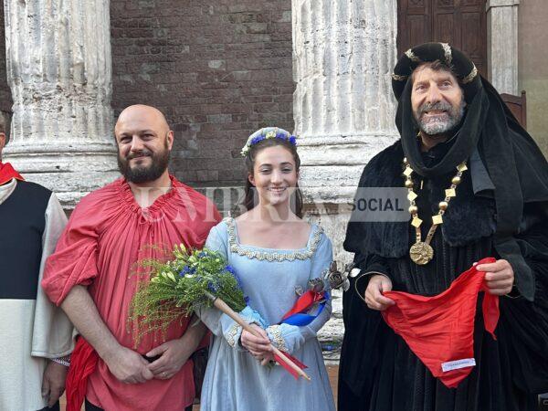 Calendimaggio di Assisi, Monna Chiara Fabbri della Magnifica Parte de Sotto è Madonna Primavera 2024 (foto) 2