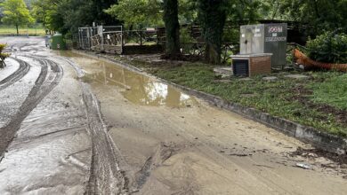 Il Tescio continua a dare problemi nell’assisano: bomba d'acqua martedì 28 maggio (foto+video) 2 IMG 3923 scaled
