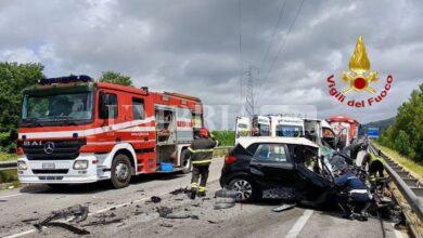Incidente frontale auto-camion sulla Pian d'Assino, donna di 78 anni in ospedale (foto) 15 IMG 4203