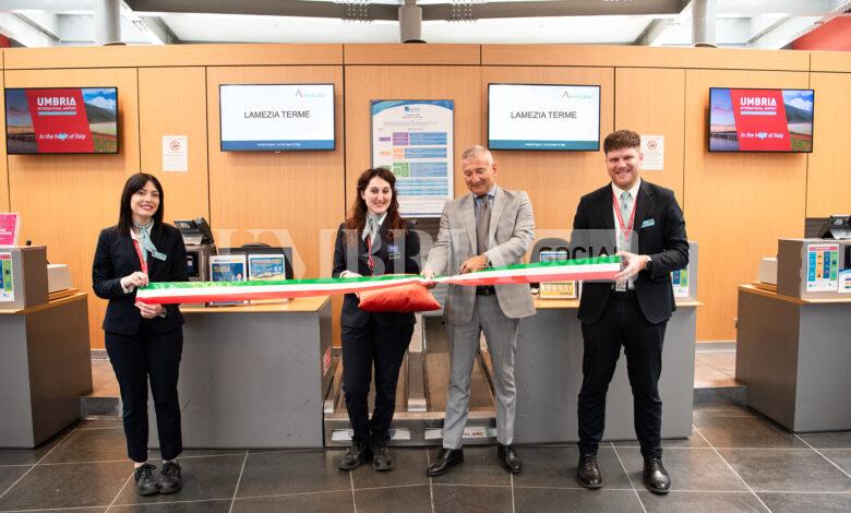 Aeroporto dell'Umbria, inaugurate le due nuove rotte per Lampedusa e Lamezia Terme 1 Aeroporto Umbria