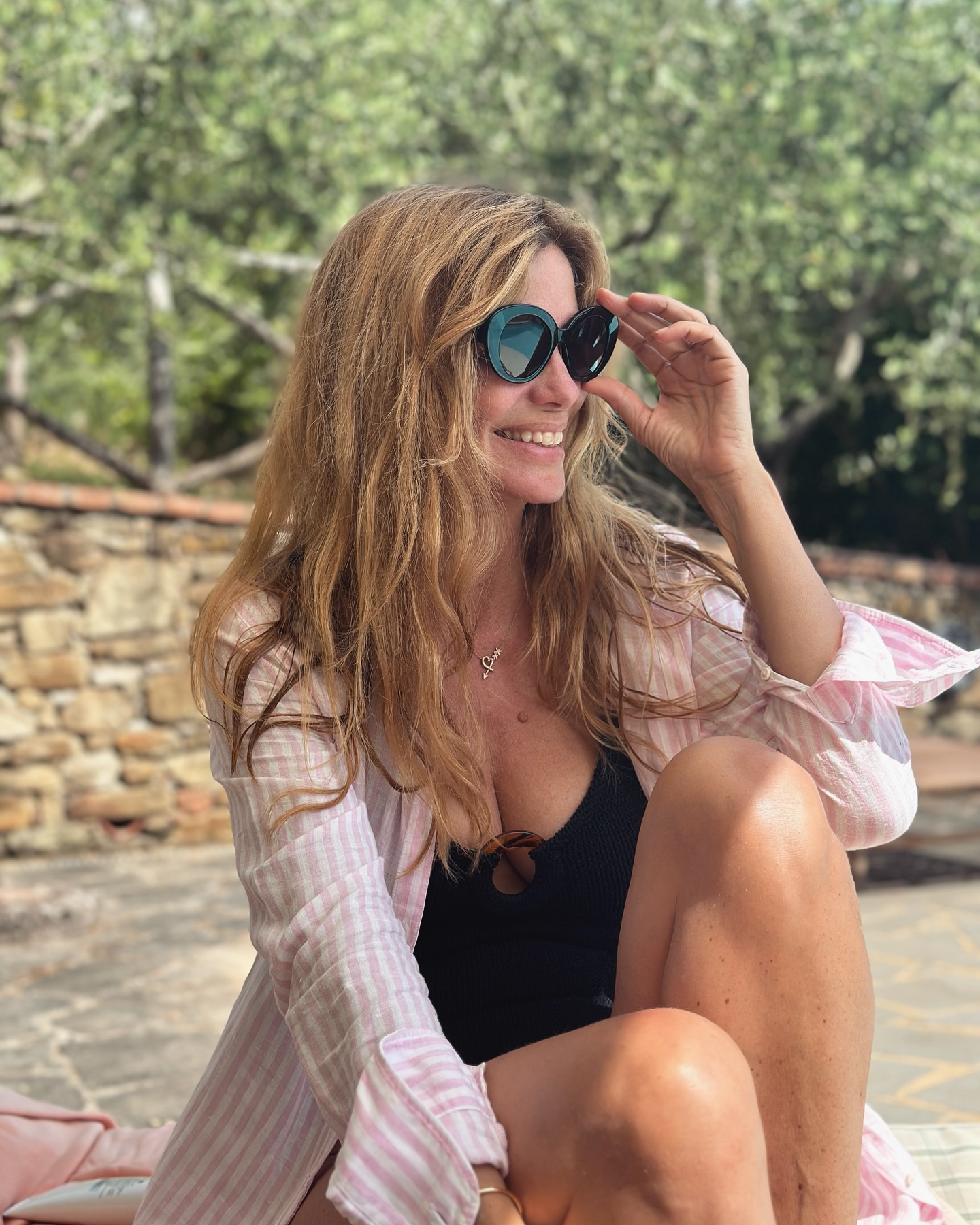 Filippa Lagerbäck in vacanza in Umbria, relax in famiglia a Città di Castello (foto) 7