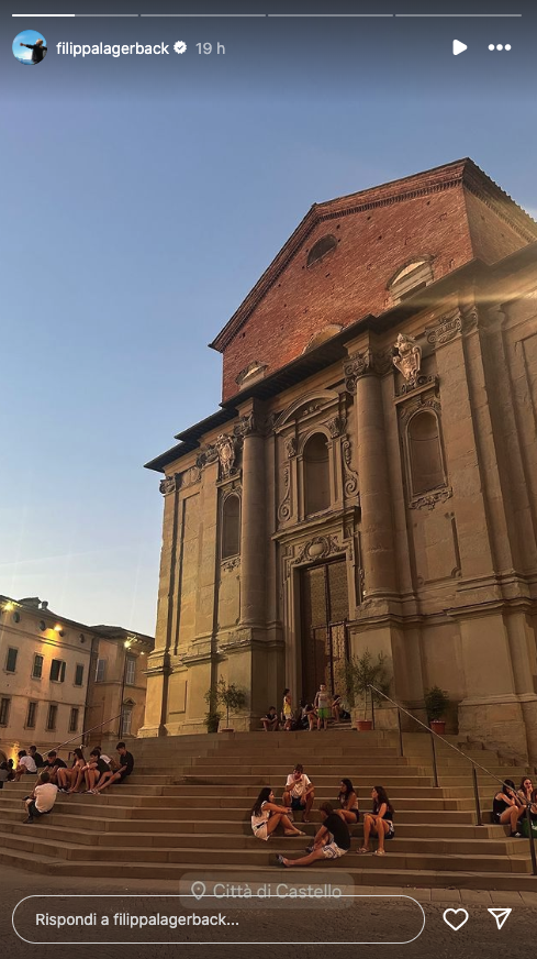 Filippa Lagerbäck in vacanza in Umbria, relax in famiglia a Città di Castello (foto) 9