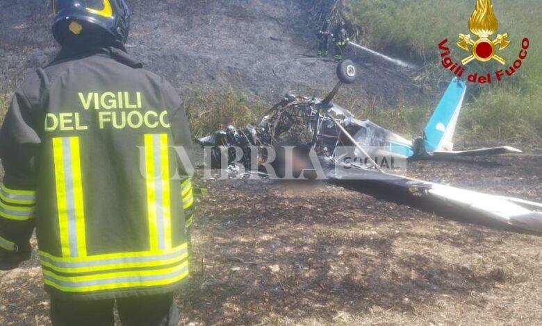 Terni, cade aereo all'aviosuperficie: morti pilota e passeggero 1