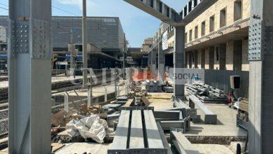 In fase conclusiva i lavori per la pensilina dei binari 1-2 Est alla stazione Roma Termini 3