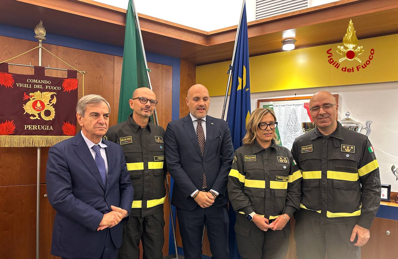 Vigili del fuoco, cambio ai comandi di Perugia e Terni: arrivano i dirigenti Valter Cirillo e Daniele Mercuri (foto e video) 7