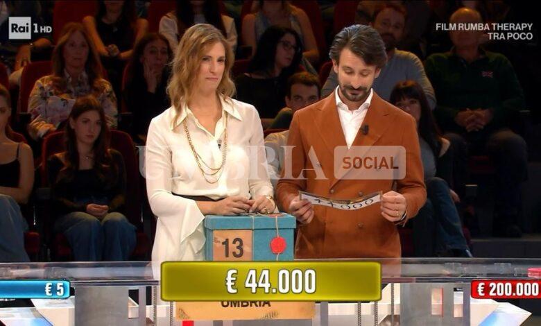Il perugino Mattia vince 44.000 euro ad Affari Tuoi 1