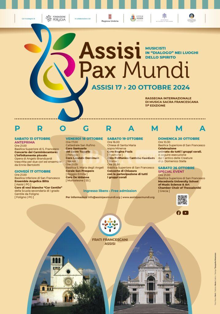 Tutto pronto per Assisi Pax Mundi 2024, quattro giorni di musica e condivisione 3