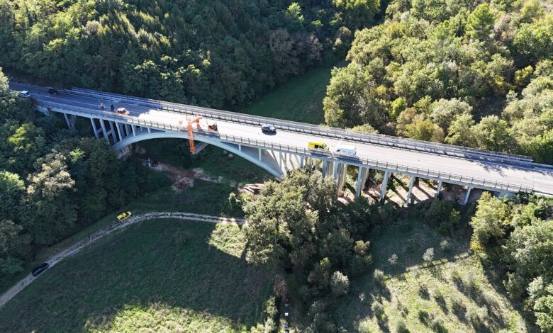 Umbria, Anas: controlli su un viadotto dello spoletino 1