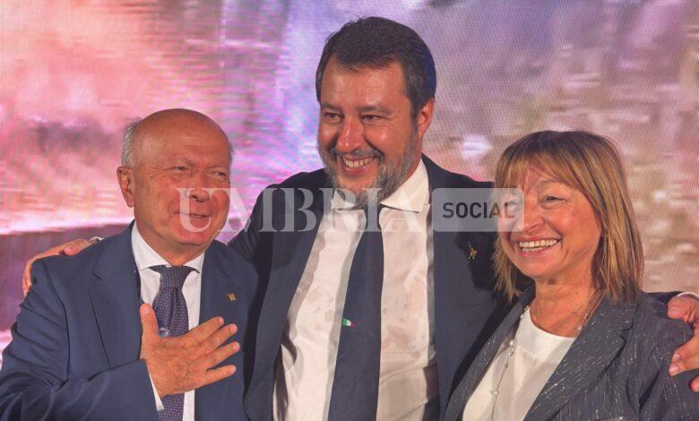 La Presidente Donatella Tesei all’evento “L’Italia del Sì” a Palazzo dei Priori con il Ministro Matteo Salvini 2 La Presidente Donatella Tesei all’evento “L’Italia del Sì” a Palazzo dei Priori con il Ministro Matteo Salvini 1