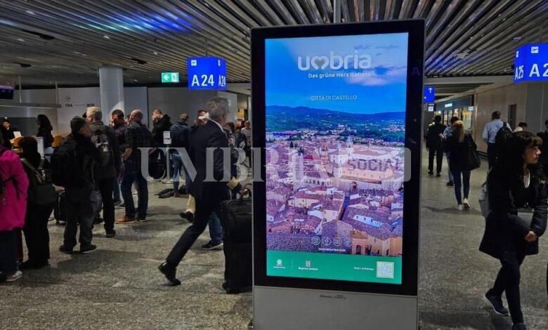 Immagini dagli aeroporti JFK di New York, Los Angeles, Francoforte. Agabiti: “Umbria modello e brand riconosciuto nel mondo” (foto) 1