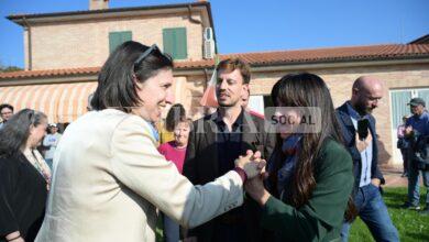 Regionali Umbria, Schlein e Zingaretti a Perugia per la chiusura della campagna elettorale del Pd 11