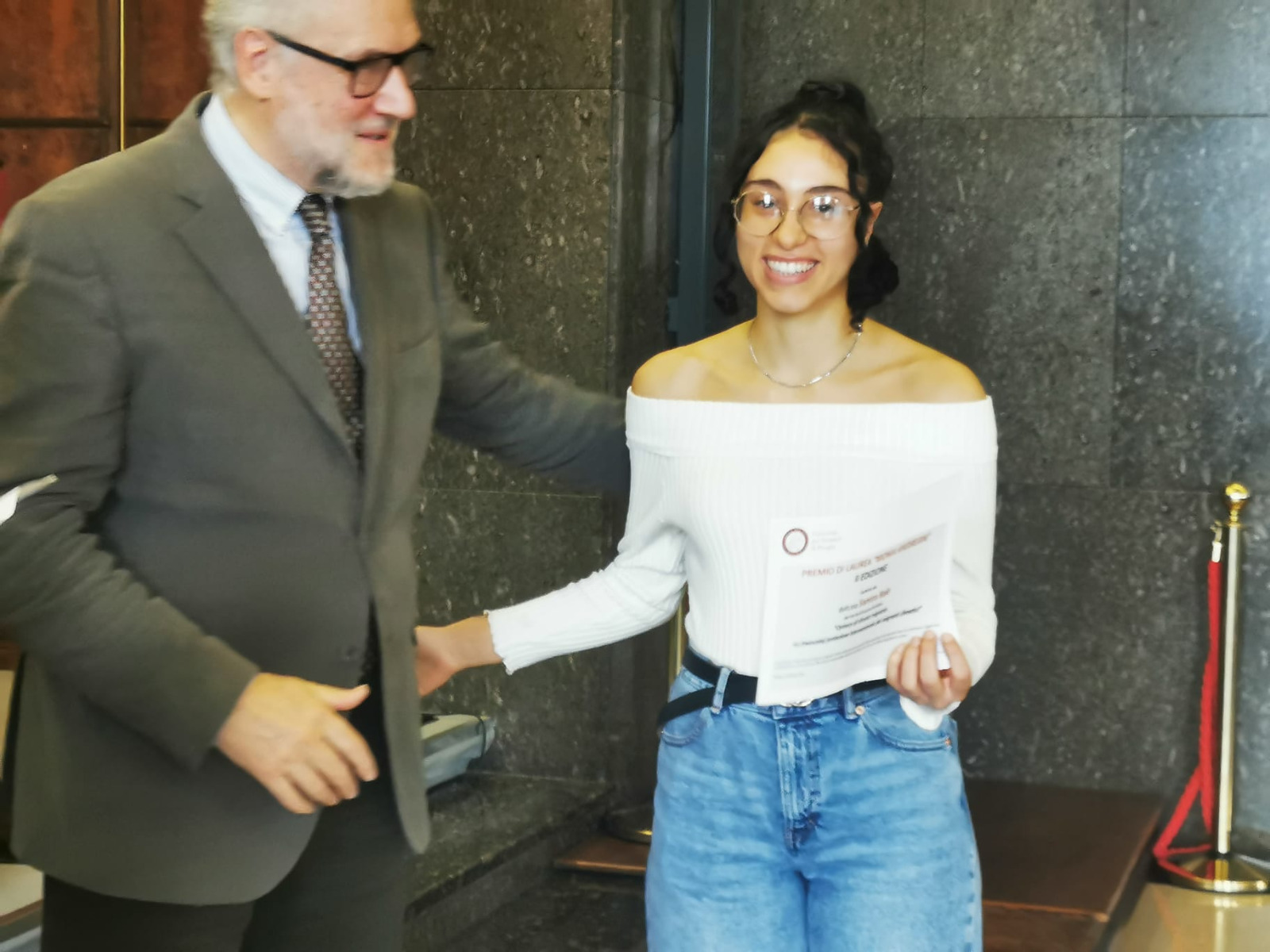 Premio Monia Andreani, l'Università premia sette studenti attenti a deboli e diritti umani 6 Premio Monia Andreani, l'Università premia sette studenti attenti a deboli e diritti umani 5
