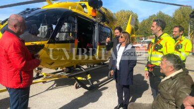Regionali Umbria, Tesei a Foligno per rimarcare l’importanza dell’elisoccorso e i 300 interventi effettuati 6