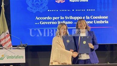 La Presidente del Consiglio dei Ministri Giorgia Meloni in Umbria per Donatella Tesei 21