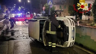 Maltempo, tre mezzi ribaltati: conducenti illesi in tutti gli episodi 5