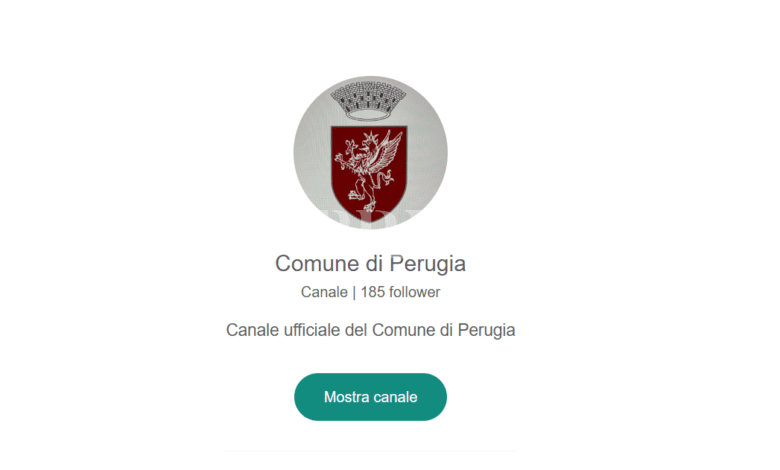 Attivo il nuovo canale Whatsapp del Comune di Perugia: creato a maggio, come iscriversi 1