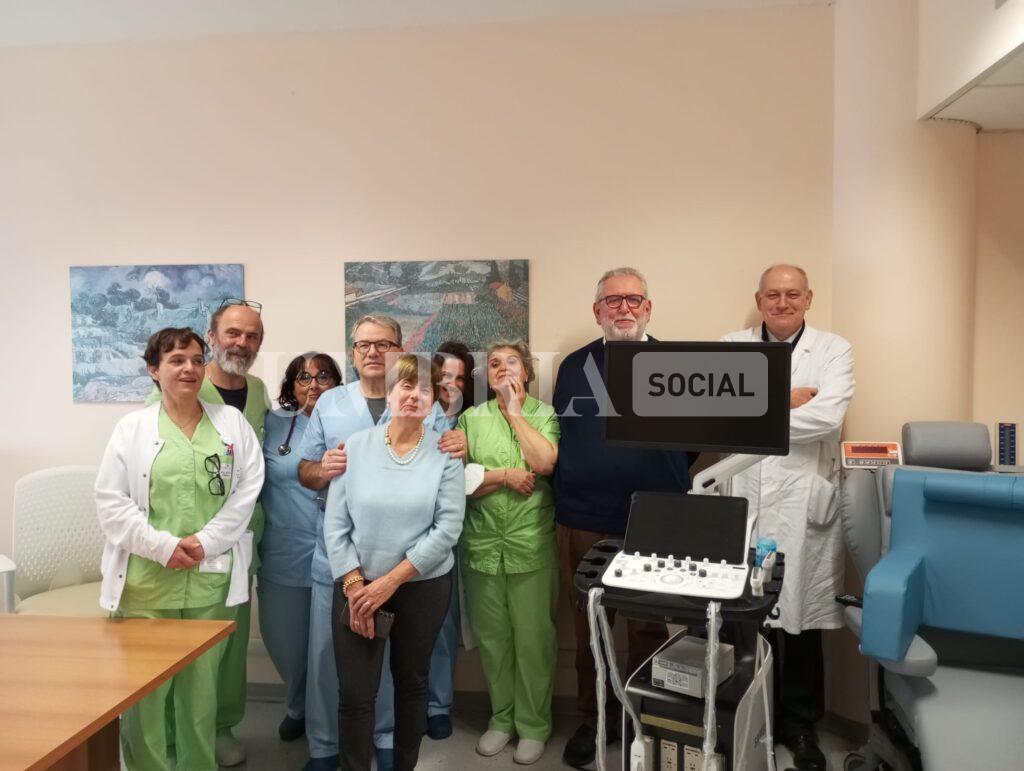 Ospedale Città di Castello, quasi 60mila euro di donazioni da Amare per il reparto di Nefrologia e Dialisi 3