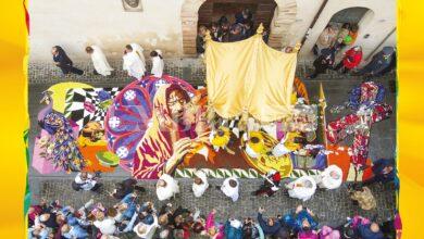 Presentato il calendario “Maestri del petalo” 2025: dodici mesi i compagnia delle Infiorate di Spello 21