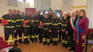 Vigili del fuoco, elmo rosso a dieci nuovi capisquadra volontari: le foto 5