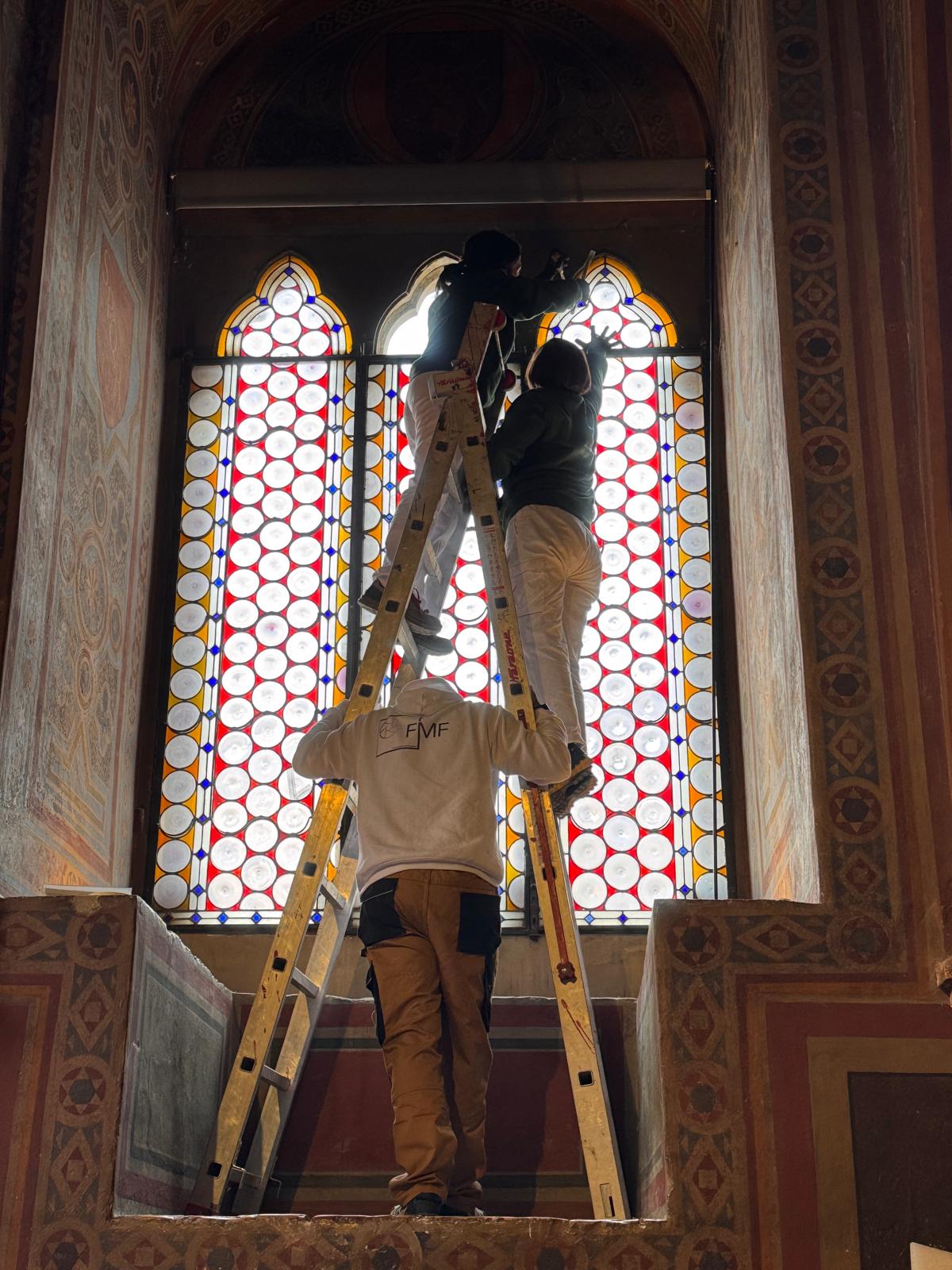 Art bonus Perugia: in partenza per il restauro due vetrate della sala dei Notari 13