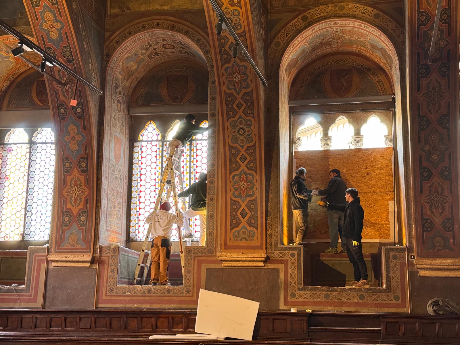 Art bonus Perugia: in partenza per il restauro due vetrate della sala dei Notari 17