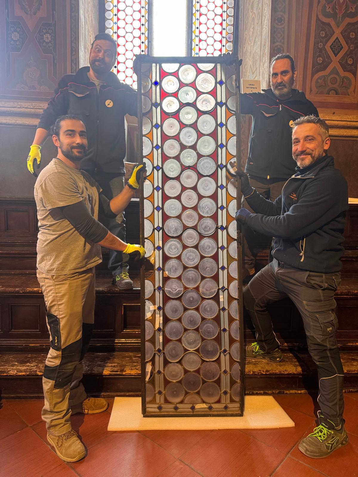Art bonus Perugia: in partenza per il restauro due vetrate della sala dei Notari 15