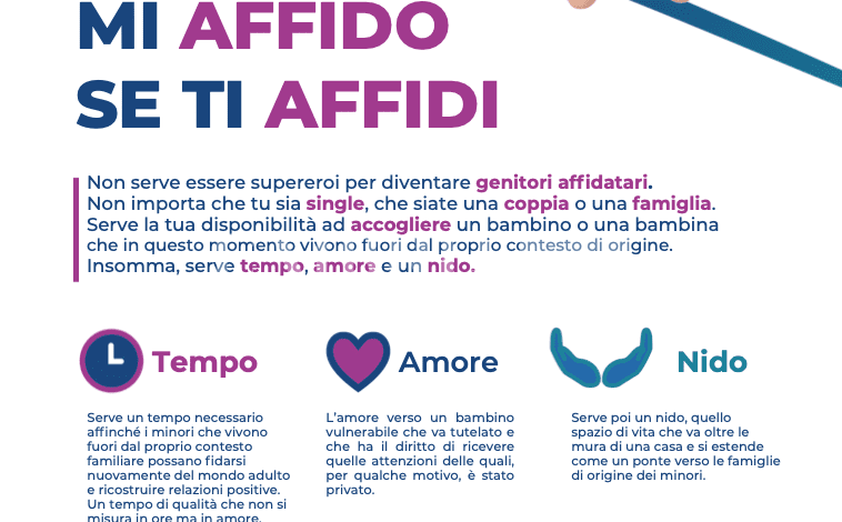 Al via la campagna “Mi affido se ti affidi”: la Regione Umbria promuove l’affido familiare 2 Al via la campagna “Mi affido se ti affidi”: la Regione Umbria promuove l’affido familiare 1