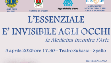 A Spello la medicina incontra l'arte, in un convegno su vista e inclusione 22 A Spello la medicina incontra l'arte, in un convegno su vista e inclusione 21