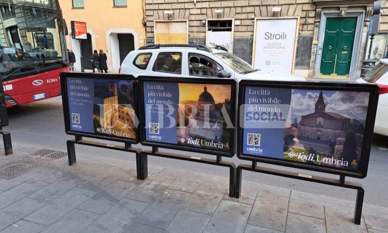 Todi si pubblicizza in 164 location di Roma durante il Giubileo 2 Todi si pubblicizza in 164 location di Roma durante il Giubileo 1