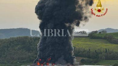 Grave incendio in una fabbrica a Pian d’Assino di Umbertide (foto) 7