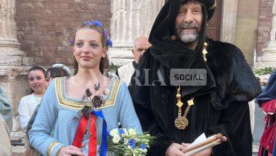 Al Calendimaggio di Assisi Madonna Primavera è Francesca Berretti della Parte de Sotto (foto) 16