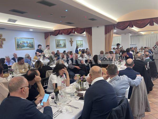 Amministrative Assisi 2025, con Eolo Cicogna in cinquecento alla cena conviviale 3