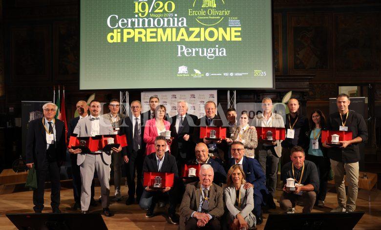 Ercole Olivario 2025: premiate a Perugia le eccellenze dell’olio extravergine italiano 1