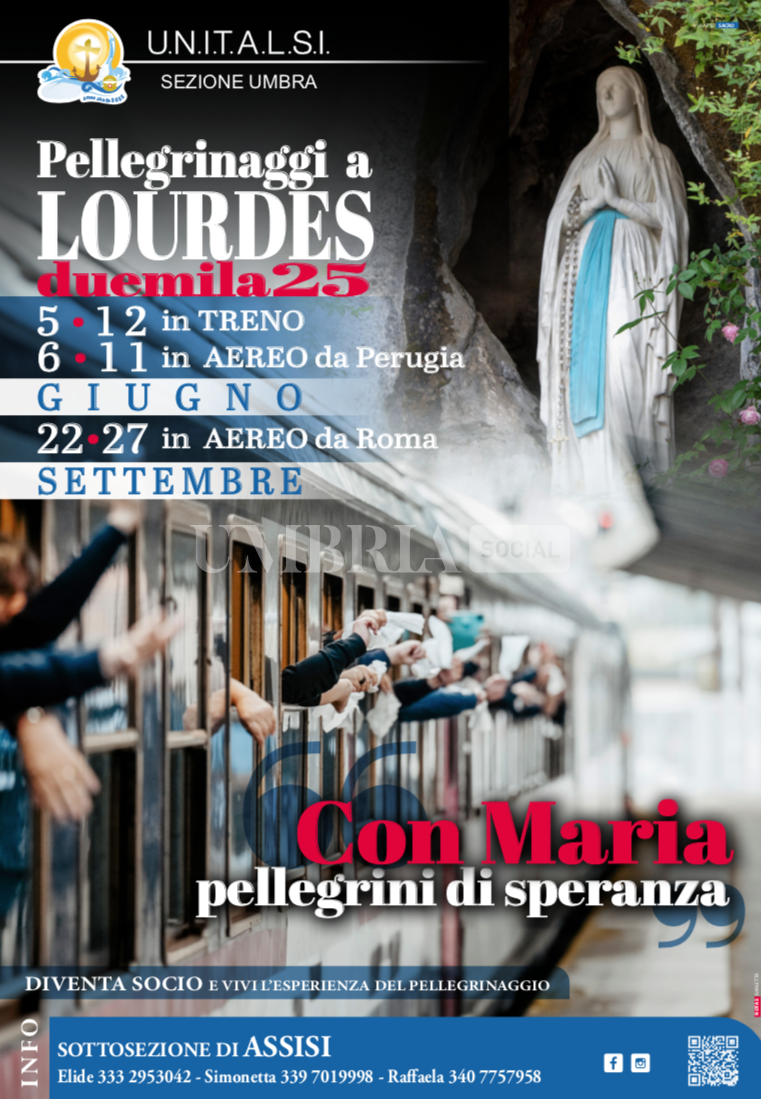 Unitalsi Umbria, nuovo pellegrinaggio a Lourdes: il 5 giugno partenza in treno, il 6 giugno in aereo 3