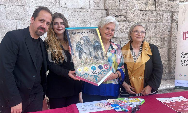 Perugia 1416, Svelatura del Palio d’Artista: la vincitrice è Francesca Biancalana (foto) 2 Perugia 1416, Svelatura del Palio d’Artista: la vincitrice è Francesca Biancalana (foto) 1