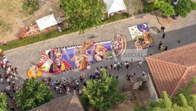Infiorate di Spello 2025, il gruppo “Aisa” vince con l’infiorata “Disarmare le parole” 9