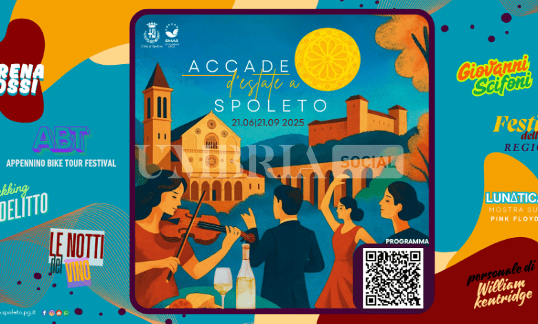 Accade d'estate a Spoleto, da giugno a settembre 50 eventi tra borghi e centro 2 Accade d'estate a Spoleto, da giugno a settembre 50 eventi tra borghi e centro 1