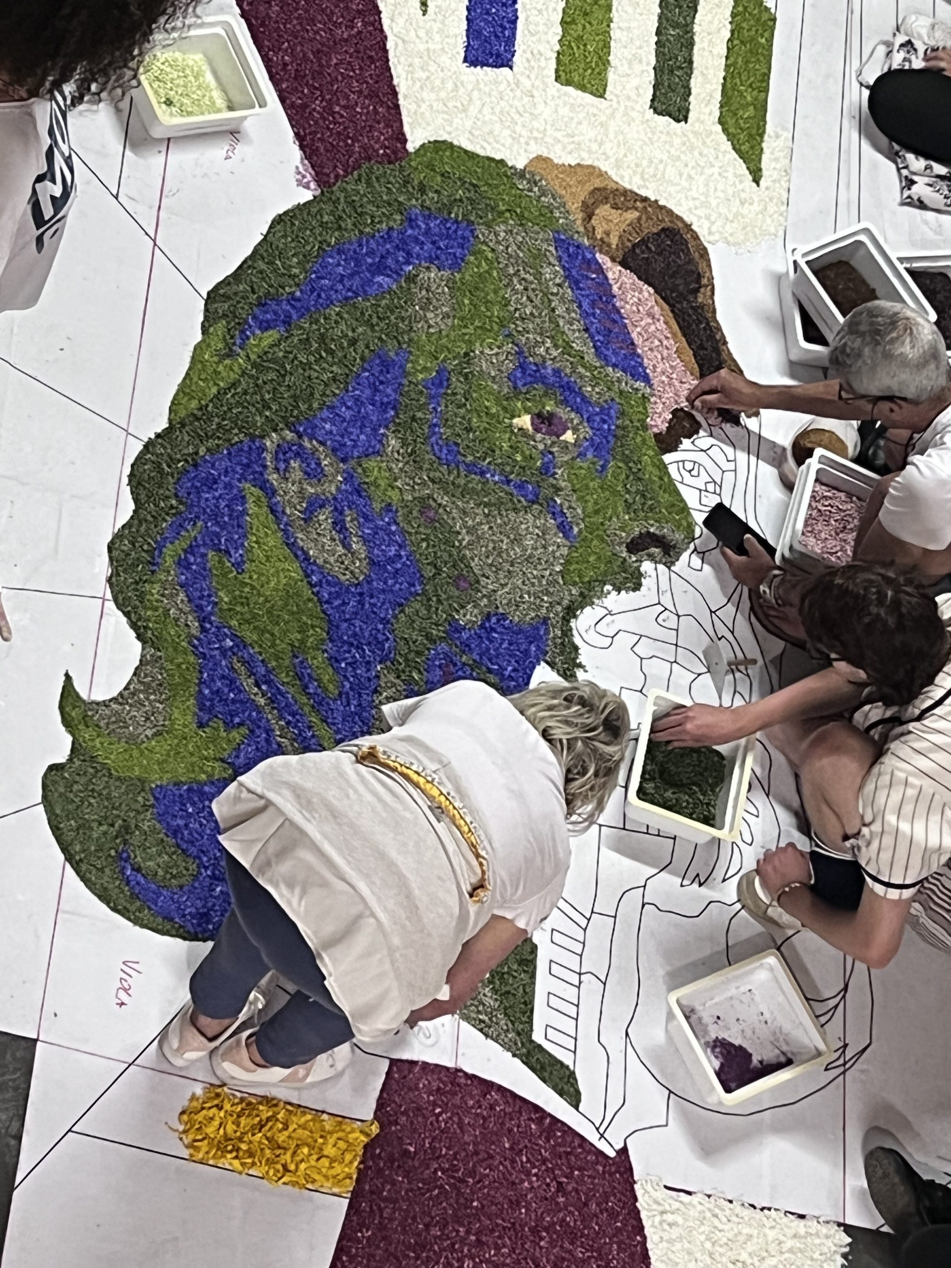 La magia delle Infiorate di Spello, in tantissimi per il Corpus Domini 2025 nel borgo umbro (foto) 49