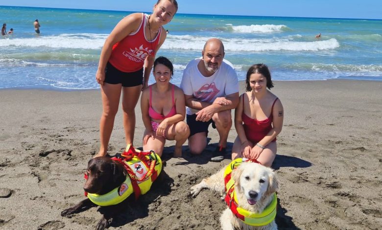 Famiglia ternana rischia di annegare, salvata domenica da due cani bagnino a Montalto di Castro 1