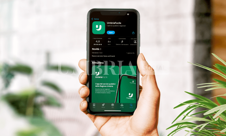L’app UmbriaFacile si arricchisce di nuovi servizi sanitari digitali 2 L’app UmbriaFacile si arricchisce di nuovi servizi sanitari digitali 1