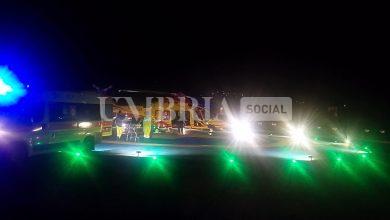 Nella notte le luci della speranza: primo volo notturno sull’elisuperficie dell’Ospedale di Perugia 4 Nella notte le luci della speranza: primo volo notturno sull’elisuperficie dell’Ospedale di Perugia 3