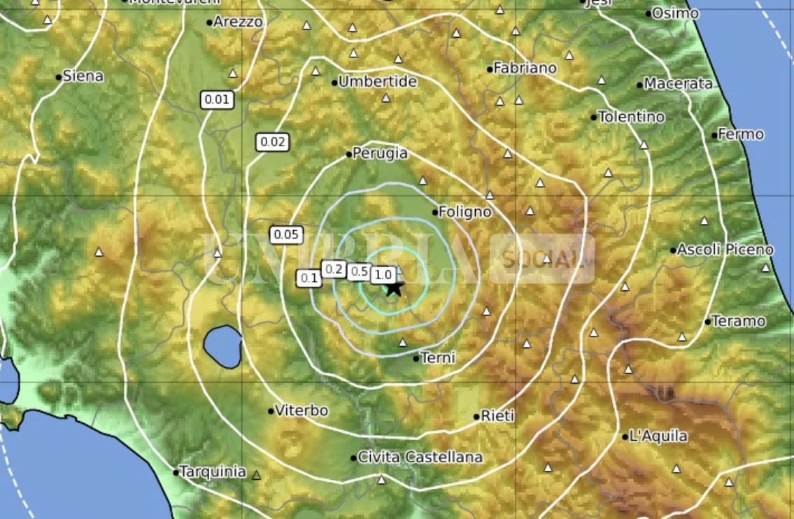 Scossa di terremoto a Massa Martana alle 23.11 di sabato 20 settembre di magnitudo 3,8 39
