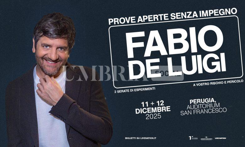 Fabio De Luigi porta a Perugia due serate di “Prove aperte senza impegno” 2 Fabio De Luigi porta a Perugia due serate di “Prove aperte senza impegno” 1