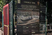 Terni, Bandecchi: “Via ai lavori per stadio e clinica”. Affissi i cartelli davanti al Liberati (foto) 10
